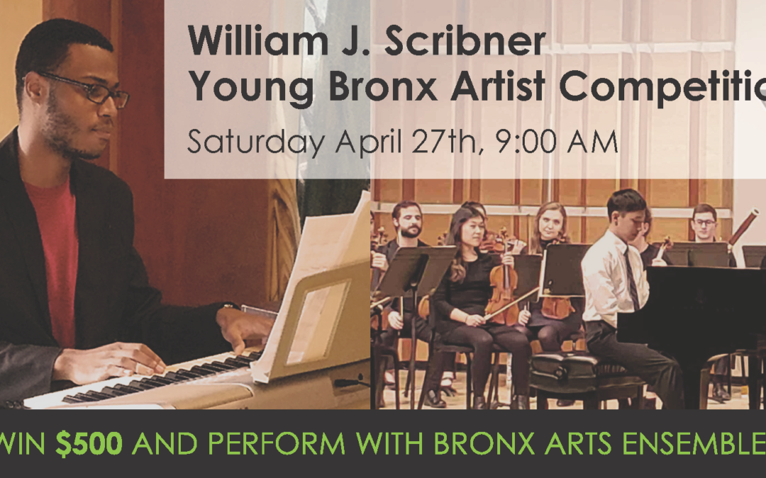 WILLIAM J. SCRIBNER YOUNG BRONX ARTIST COMPETITION